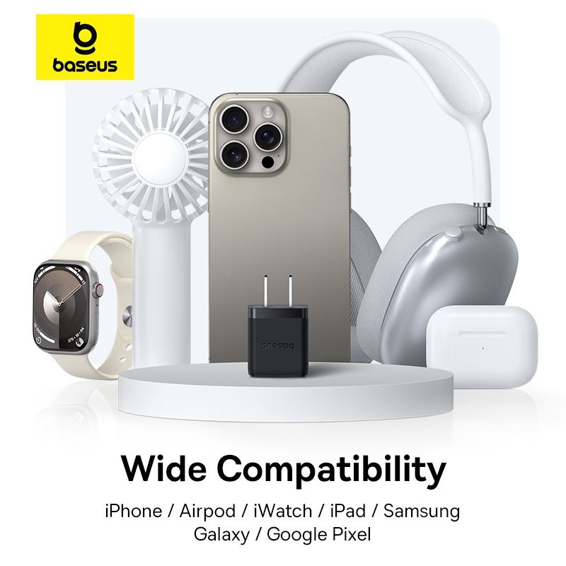 Củ Sạc Nhanh 30w BASEUS Cổng USB + Type C PD Palm Nhỏ Gọn Củ Sạc Nhanh 30w BASEUS Cổng USB + Type C PD Palm Nhỏ Gọn - Ảnh 3
