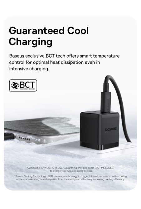 Củ Sạc Nhanh 30w BASEUS U+C PD Palm Nhỏ Gọn Chống Quá Dòng Quá Tải Nhiệt Bảo Vệ Người Dùng Cho Iphone iPad Oppo Xiaomi Honor SamSung Google