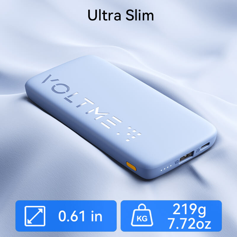 Alternative view of Pin Sạc Dự Phòng 10.000mah VOLTME Siêu Mỏng Sạc Nhanh 22.5w