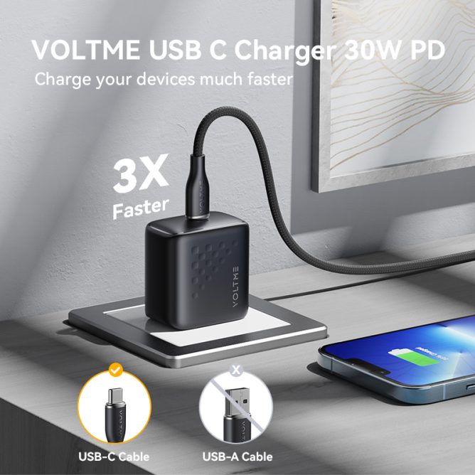 Bộ Sạc Nhanh 30W VOLTME