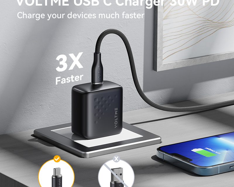 bo sac nhanh 30w voltme type c ra type c cho iphone 15 16 3
