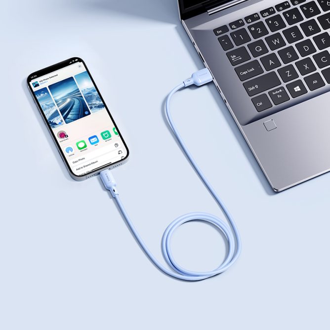 Cáp Sạc BASEUS 2.4a Silky Cho iPhone