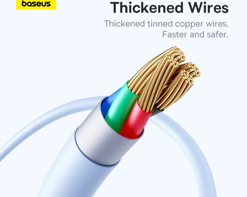 Cáp Sạc BASEUS 2.4a Silky Cho iPhone Kiểm Soát Nhiệt Độ Sạc Truyền Data cap sac baseus 2 4a silky cho iphone 5 6 7 8 xsmax 11 12 kiem soat nhiet Do sac truyen data 480mbps cap cao su chong gay ben bi thoi trang 5