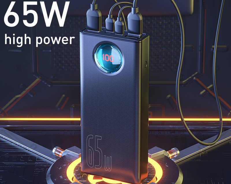 Pin Sạc Dự Phòng BASEUS BS-30KP365 Dung Lượng 30000mah 65W pin sac du phong baseus bs 30kp365 dung luong 30000mah 65w sac nhanh qc3 0 cho iphone ipad laptop 10 1
