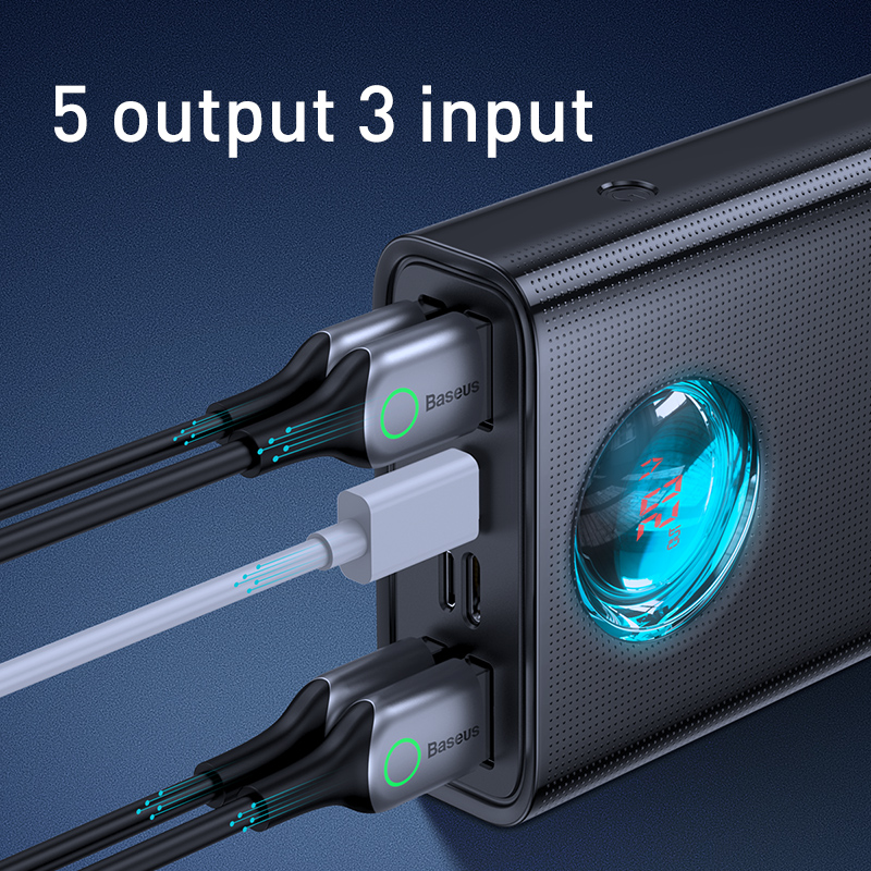 Pin Sạc Dự Phòng BASEUS BS-30KP365 Dung Lượng 30000mah 65W Pin Sạc Dự Phòng BASEUS BS-30KP365 Dung Lượng 30000mah 65W - Ảnh 5