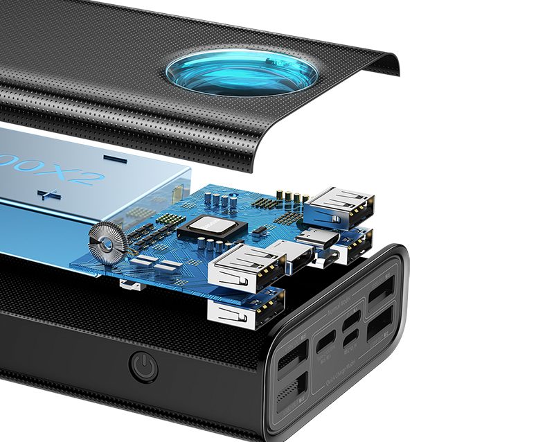 Pin Sạc Dự Phòng BASEUS BS-30KP365 Dung Lượng 30000mah 65W pin sac du phong baseus bs 30kp365 dung luong 30000mah 65w sac nhanh qc3 0 cho iphone ipad laptop 5 1