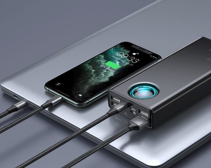 Pin Sạc Dự Phòng BASEUS BS-30KP365 Dung Lượng 30000mah 65W pin sac du phong baseus bs 30kp365 dung luong 30000mah 65w sac nhanh qc3 0 cho iphone ipad laptop 6 1