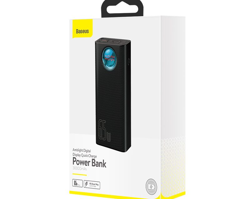 Pin Sạc Dự Phòng BASEUS BS-30KP365 Dung Lượng 30000mah 65W pin sac du phong baseus bs 30kp365 dung luong 30000mah 65w sac nhanh qc3 0 cho iphone ipad laptop 8 1