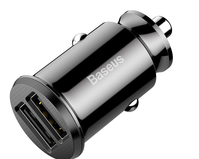 tau sac nhanh 30w baseus ccall ml01 2 cong dual usb 5v 3 1a cho xe hoi O to 6