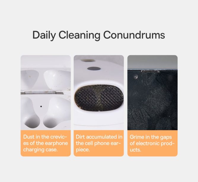 Bộ Bàn Chải Vệ Sinh Đa Năng BASEUS Cleaning Brush Làm Sạch Tai Nghe Airpods Điện Thoại Bàn Phím