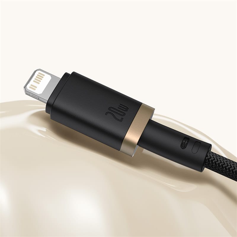 Cáp Sạc Nhanh PD 20w Baseus Dura Type C to Lightning Bọc Dù Data Cáp Sạc Nhanh PD 20w Baseus Dura Type C to Lightning Bọc Dù Data - Ảnh 5