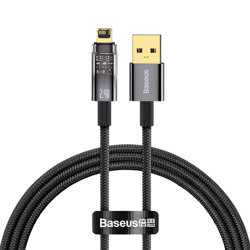 Cáp Sạc Tự Ngắt Baseus 2.4A USB to Lightning Power Off Bảo Vệ Pin Cáp Sạc Tự Ngắt Baseus 2.4A USB to Lightning Power Off Bảo Vệ Pin - Ảnh 17