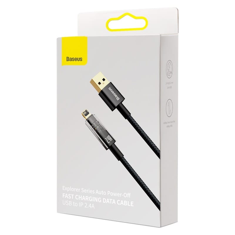 Cáp Sạc Tự Ngắt Baseus 2.4A USB to Lightning Power Off Bảo Vệ Pin Cáp Sạc Tự Ngắt Baseus 2.4A USB to Lightning Power Off Bảo Vệ Pin - Ảnh 19