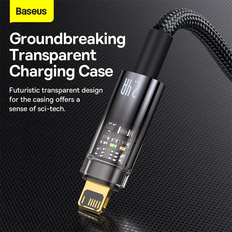 Cáp Sạc Tự Ngắt Baseus 2.4A USB to Lightning Power Off Bảo Vệ Pin Cáp Sạc Tự Ngắt Baseus 2.4A USB to Lightning Power Off Bảo Vệ Pin - Ảnh 7