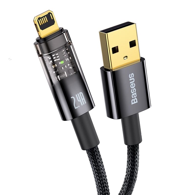 Cáp Sạc Tự Ngắt Baseus 2.4A USB to Lightning Power Off Bảo Vệ Pin Cáp Sạc Tự Ngắt Baseus 2.4A USB to Lightning Power Off Bảo Vệ Pin - Ảnh 13