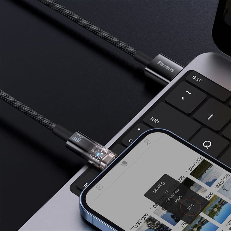 Cáp Sạc Tự Ngắt Baseus 2.4A USB to Lightning Power Off Bảo Vệ Pin Cáp Sạc Tự Ngắt Baseus 2.4A USB to Lightning Power Off Bảo Vệ Pin - Ảnh 9