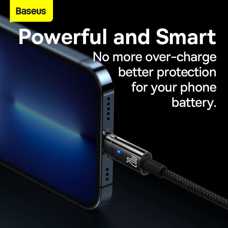 Cáp Sạc Tự Ngắt Baseus 20W Type C to Lightning Power Off Bảo Vệ Pin Cáp Sạc Tự Ngắt Baseus 20W Type C to Lightning Power Off Bảo Vệ Pin - Ảnh 7