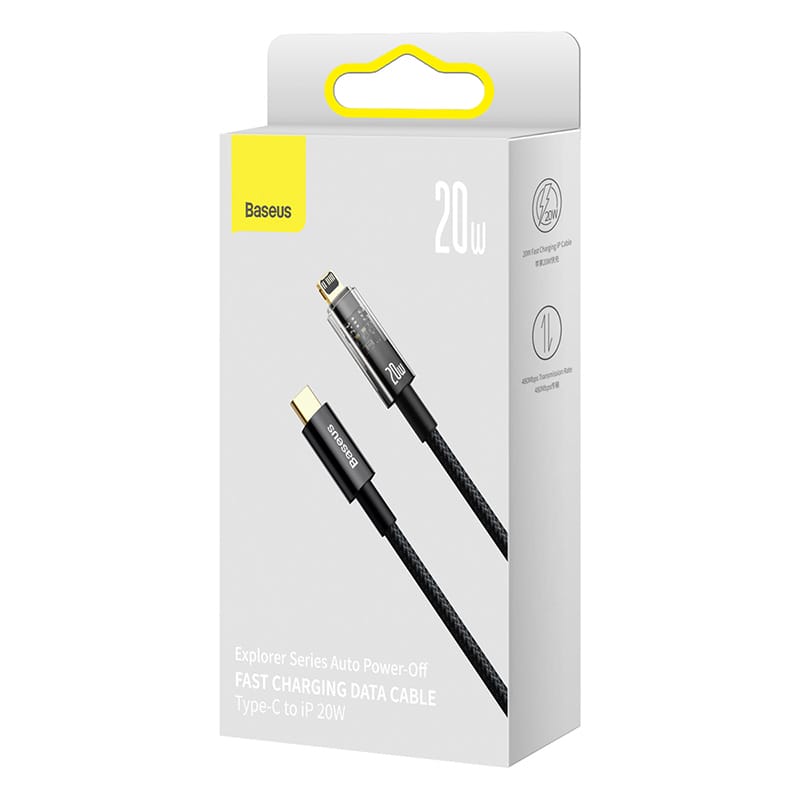 Cáp Sạc Tự Ngắt Baseus 20W Type C to Lightning Power Off Bảo Vệ Pin Cáp Sạc Tự Ngắt Baseus 20W Type C to Lightning Power Off Bảo Vệ Pin - Ảnh 18