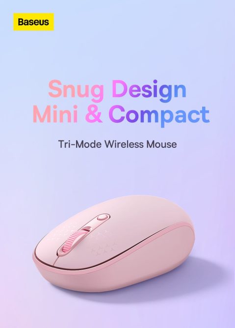 Chuột Không Dây Bluetooth Baseus Wireless Giảm Ồn Thiết Kế Gọn Nhẹ 1600 DPI