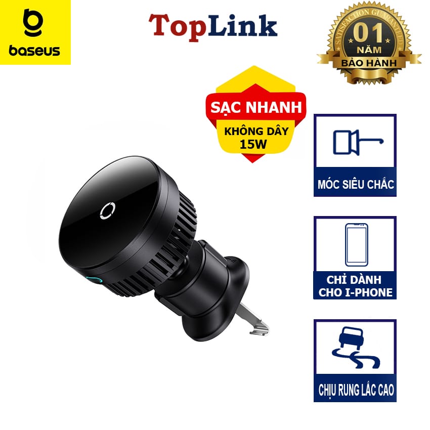 Đế Sạc Không Dây 15w Trên Xe Ô Tô Baseus Magpro Series Car Magnetic