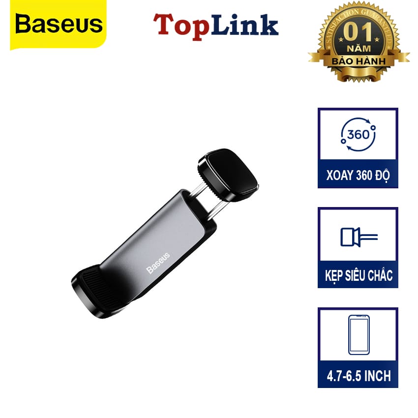 Giá Đỡ Điện Thoại Ô Tô BASEUS SUGP Gắn Cửa Gió Xe Hơi Ô Tô