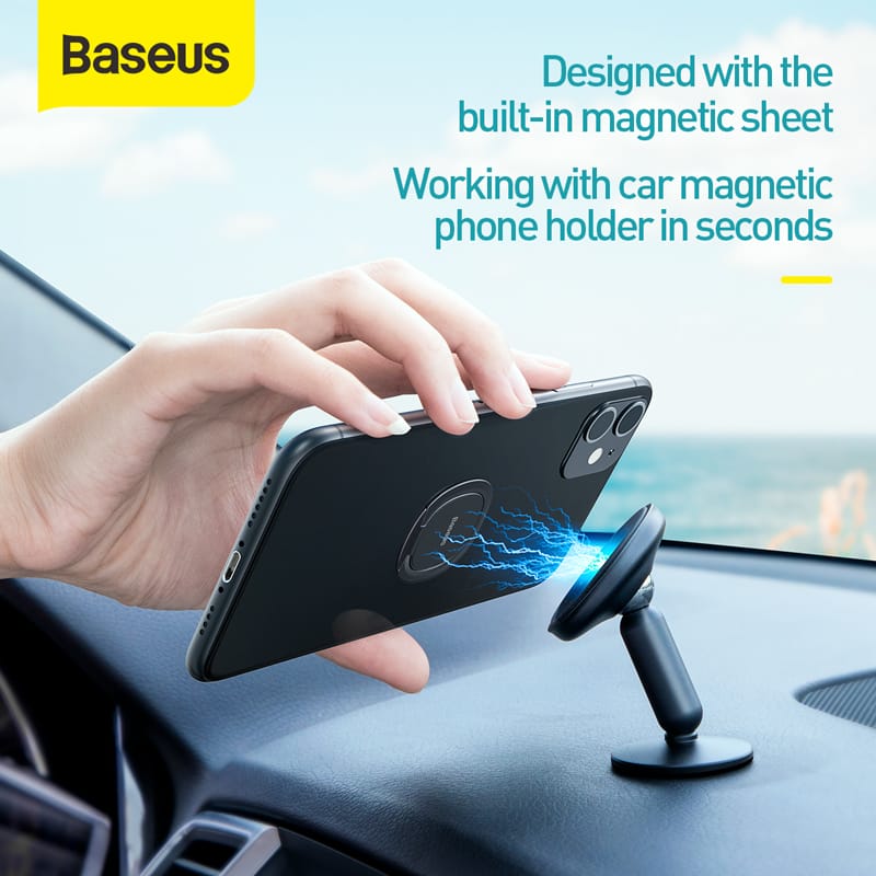 Alternative view of Giá Đỡ Nhẫn Móc Ngón Tay BASEUS Xoay 360 Độ Dành Cho Điện Thoại