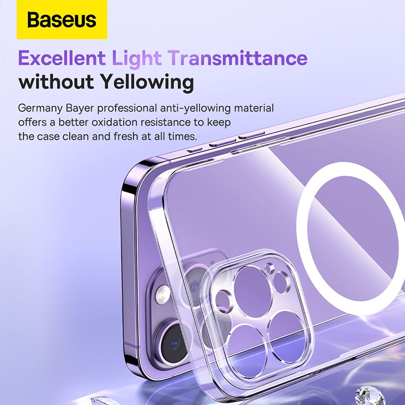 Ốp Điện Thoại Iphone Baseus Từ Tính Magsafe Cao Cấp Mỏng Trong Suốt Ốp Điện Thoại Iphone Baseus Từ Tính Magsafe Cao Cấp Mỏng Trong Suốt - Ảnh 5