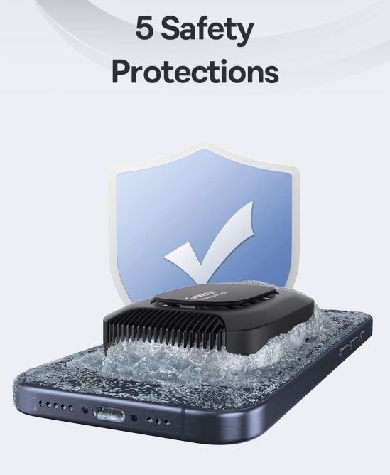 Quạt Tản Nhiệt Sò Lạnh Baseus Magpro II Kiêm Đế Sạc Ko Dây 15w Hít Nam Châm Làm Mát 20 Độ