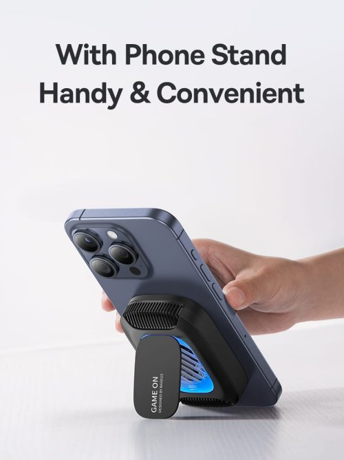 Quạt Tản Nhiệt Sò Lạnh Baseus Magpro II Kiêm Đế Sạc Ko Dây 15w Hít Nam Châm Làm Mát 20 Độ