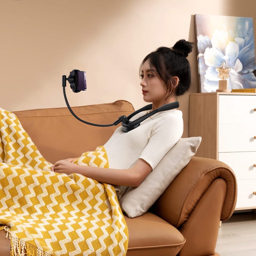 Gia Do Dien Thoai Deo Co Quay Video Baseus Comfortjoy Series Neck Phone Holder Tien Dung 12