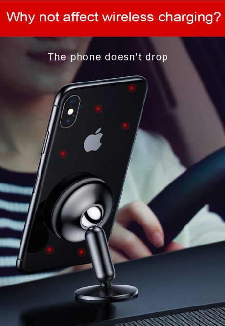 Giá Đỡ Điện Thoại Nam Châm Từ Tính BASEUS Bullet SUYZD Xoay 360 Độ Dùng Trên Ô Tô