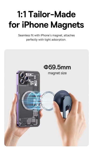 Giá Đỡ Từ Tính Trên Ô Tô Baseus Magsafe Compatible Magnetic CarMount Chắc Chắn