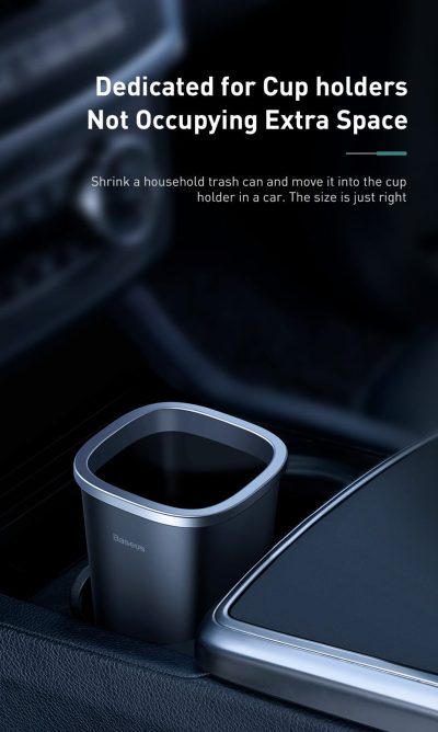 Thùng Rác Mini Baseus Dust Free Đa Năng Sử Dụng Trên Xe Ô Tô, Văn Phòng, Bàn Làm Việc Có 90 Túi Đựng Đi Kèm 800 ML