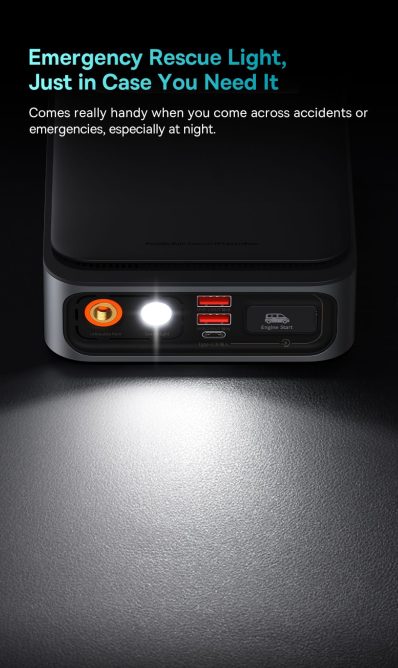 Bơm Lốp Kiêm Kích Nổ Xe Hơi Baseus CH003 Super Energy 2 IN 1 Jump Starter