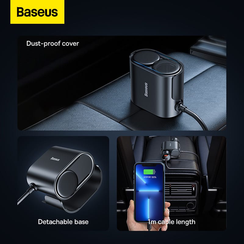Tẩu Sạc Nhanh 30w Baseus BS-CG010 Trên Ô Tô Xe Hơi 12V, 24V Tẩu Sạc Nhanh 30w Baseus BS-CG010 Trên Ô Tô Xe Hơi 12V, 24V - Ảnh 5